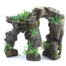 GREYSTONE ARCH W/PLANT - SET PC3 LARGE 355W X 295H X 185D MM