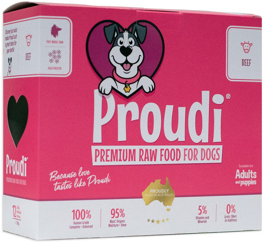 PROUDI DOG BEEF BARF 2.4KG