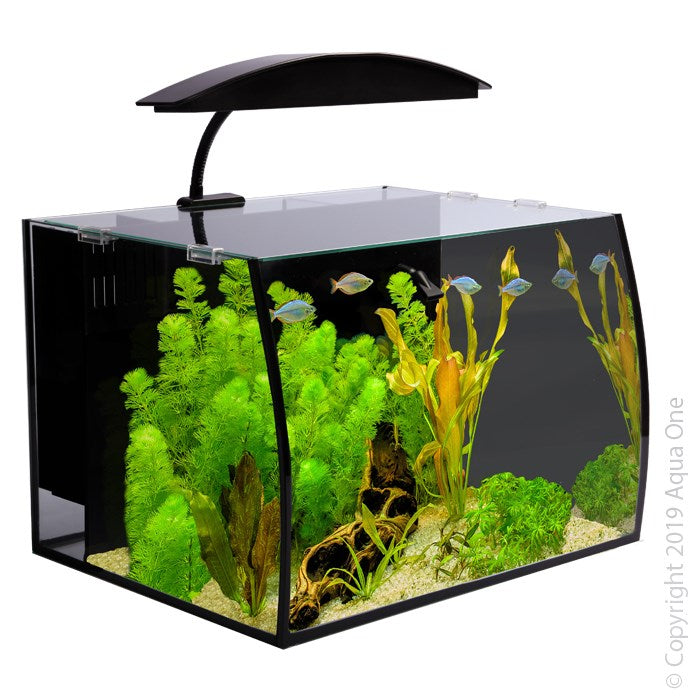 AQUA ONE ARC 30 AQUARIUM 40X32X28CM BLACK