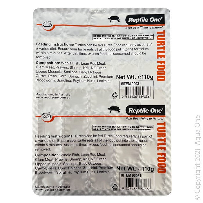 AQUA ONE TURTLE FOOD 110G
