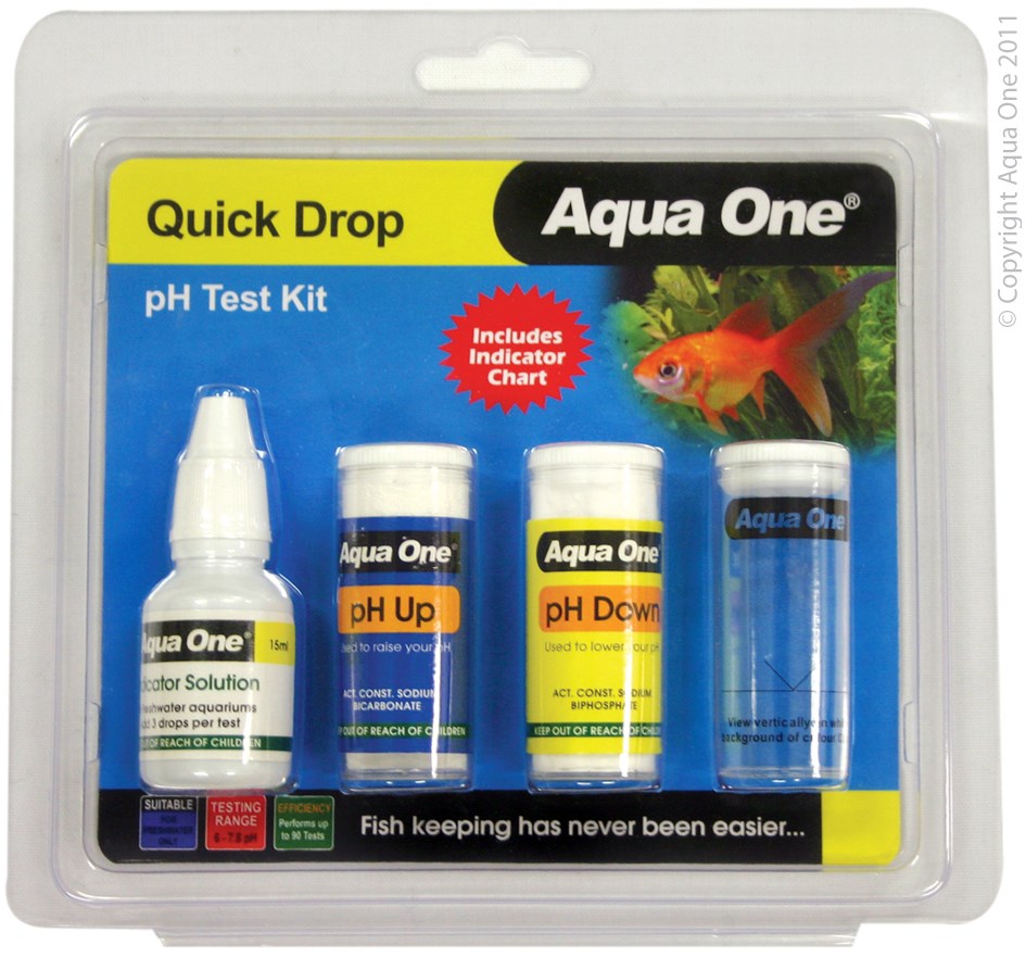 AQUA ONE QUICKDROP PH 6/7.8 JUNIOR 100 TEST