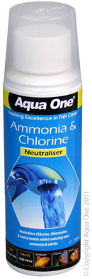 AQUA ONE AMMONIA & CHLORINE 150ML