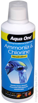 AQUA ONE AMMONIA & CHLORINE 500ML