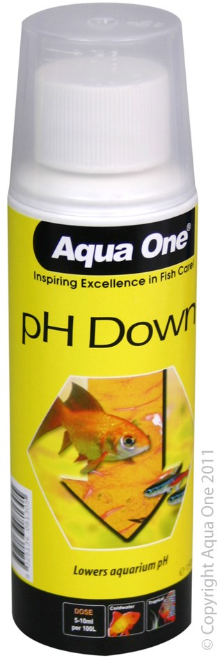 AQUA ONE LIQUID PH DOWN 150ML