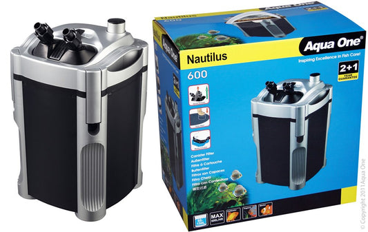 AQUA ONE NAUTILUS 600 CANISTER FILTER 600L/H