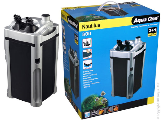 AQUA ONE NAUTILUS 800 CANISTER FILTER 800L/H