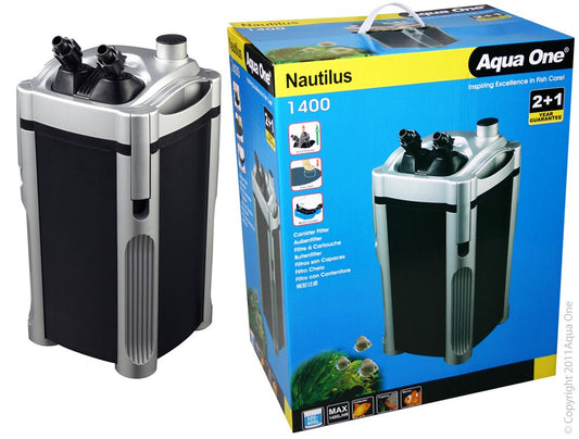 AQUA ONE NAUTILUS 1400 CANISTER FILTER 1400L/H