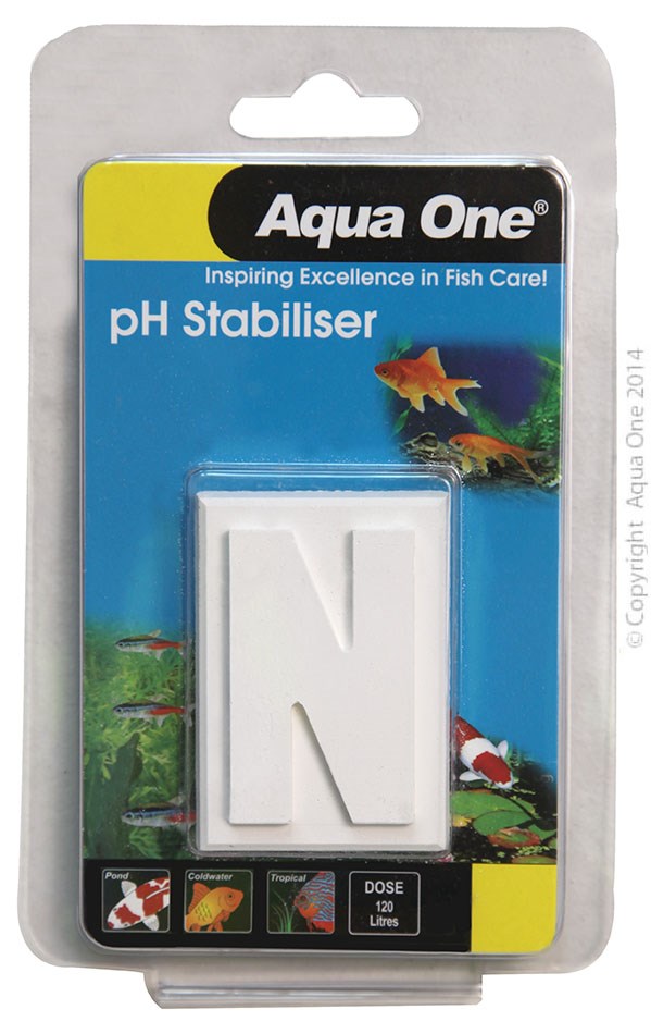 AQUA ONE BLOCK PH STABILISER COND 20G