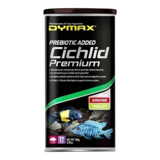 DYMAX CICHLID PREMIUM SINKING PELLET 180G