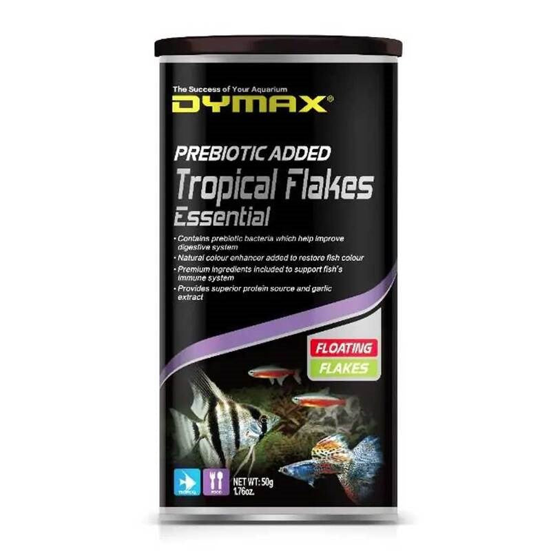 DYMAX TROPICAL FLAKES ESSENTIAL FLOATING FLAKE 50G