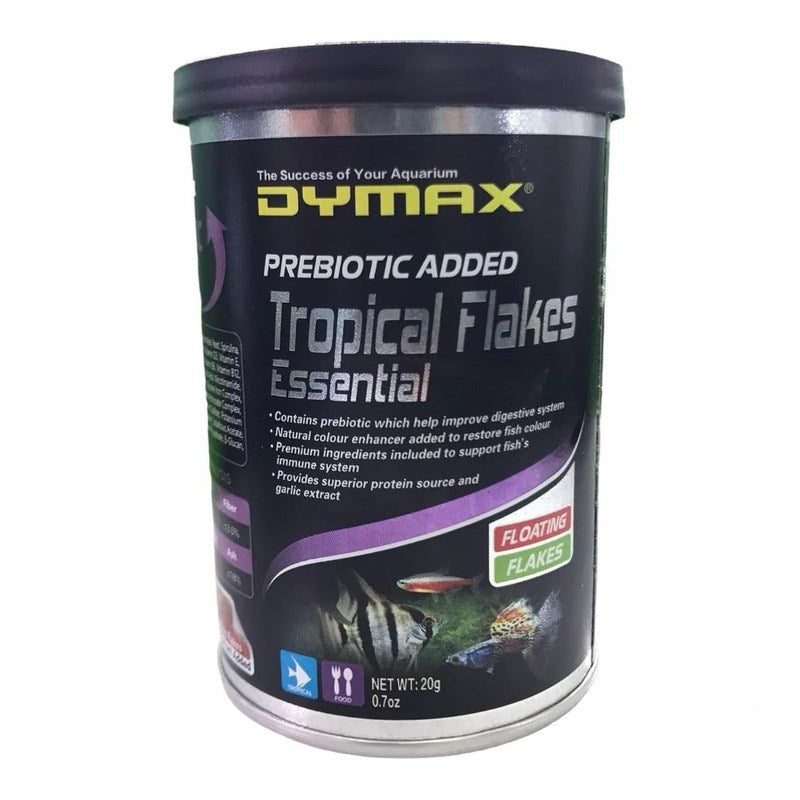 DYMAX TROPICAL FLAKES ESSENTIAL FLOATING FLAKE 20G