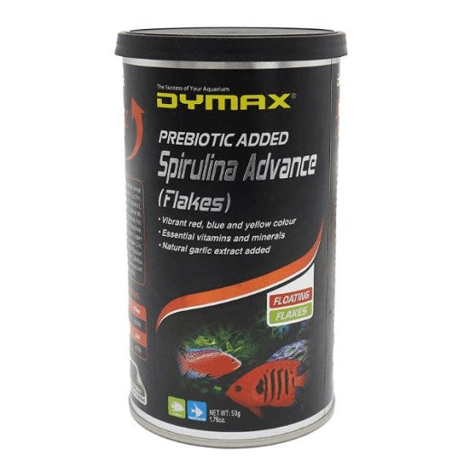 DYMAX SPIRULINA ADVANCE FLOATING FLAKES 50G