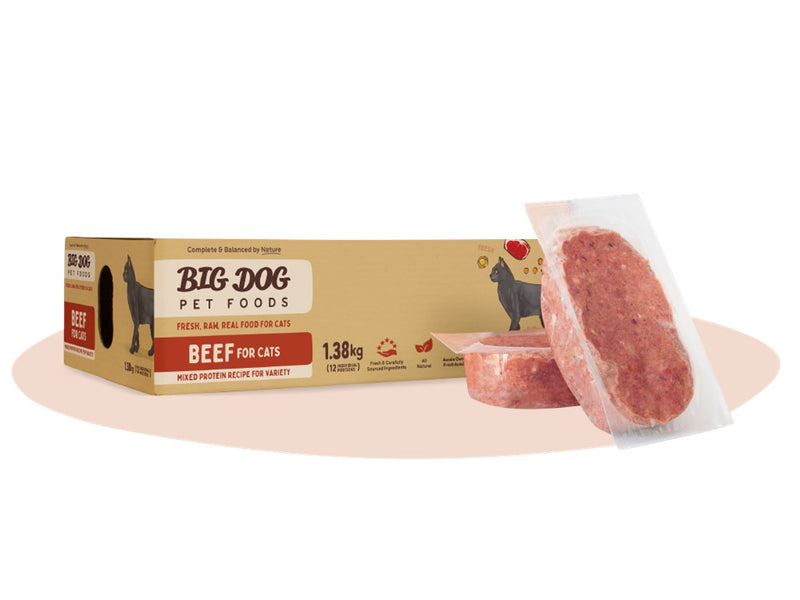BIG DOG BARF FOR CATS BEEF 1.38KG