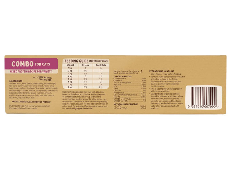 BIG DOG BARF FOR CATS COMBO 1.38KG