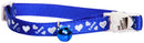 CAT LOVE HEARTS COLLAR BLUE