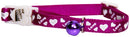 CAT LOVE HEARTS COLLAR PURPLE