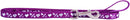 BEAU PET LEAD REFL LOVE HEARTS PURPLE