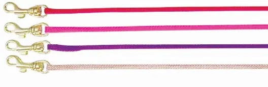 BEAU PET NYLON LEAD FLAT CLIP PINK 5MM