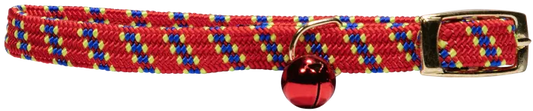 CAT SAFETY COLLAR DOT RED