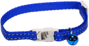 COLLAR CAT ADJ 30CM REFL BLUE