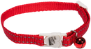 COLLAR CAT ADJ 30CM REFL RED