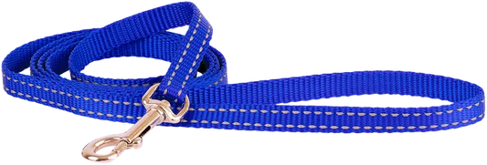 BEAU PET PUPPY LEAD REFLECT BLUE 10MM