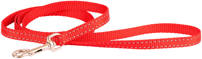 BEAU PET PUPPY LEAD REFLECT RED 10MM