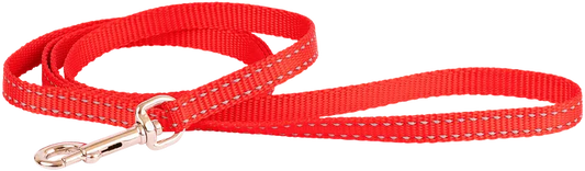 BEAU PET PUPPY LEAD REFLECT RED 10MM