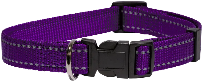 BEAU PET COLL 25MM ADJ REFLEC PURP