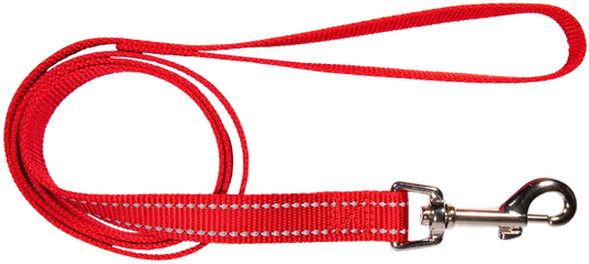 BEAU PET LEAD REFLECTIVE RED 20MM