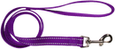 BEAU PET LEAD REFLECTIVE PURPLE 20MM