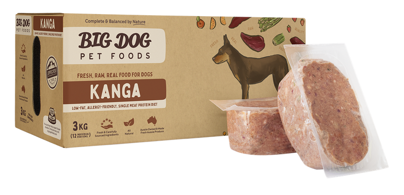 BIG DOG KANGAROO BARF 3KG