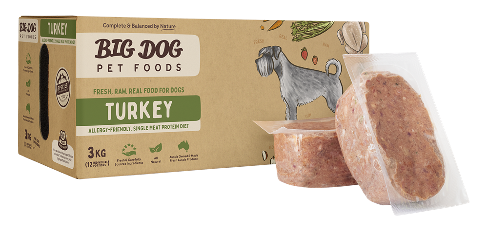 BIG DOG TURKEY BARF 3KG