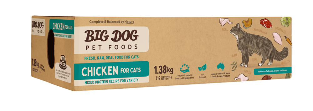 BIG DOG BARF FOR CATS CHICKEN 1.38KG