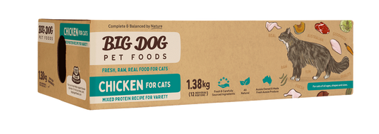 BIG DOG BARF FOR CATS CHICKEN 1.38KG