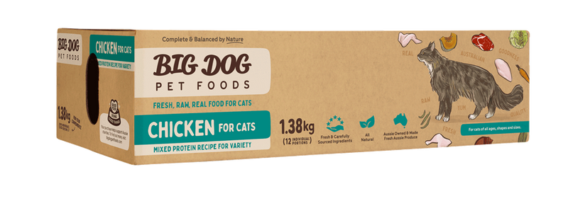 BIG DOG BARF FOR CATS CHICKEN 1.38KG