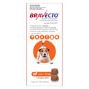 BRAVECTO CHEW SMALL ORANGE 4.5-10KG 2PK