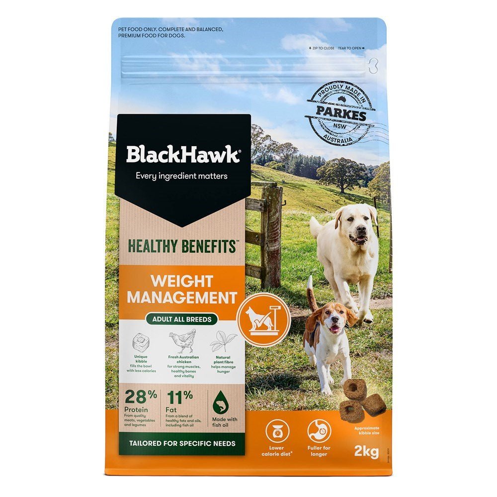 BLACK HAWK DOG WEIGHT 2KG