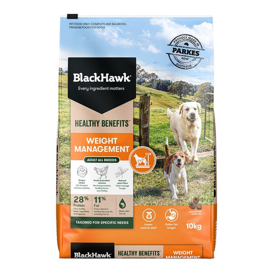 BLACK HAWK DOG WEIGHT 10KG