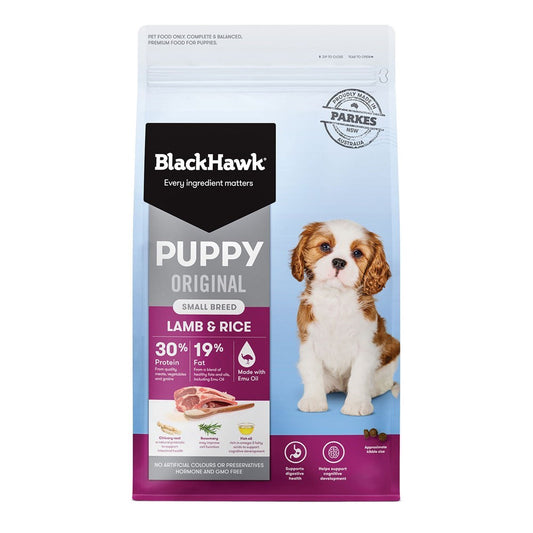 BLACK HAWK PUPPY SMALL LAMB 10KG