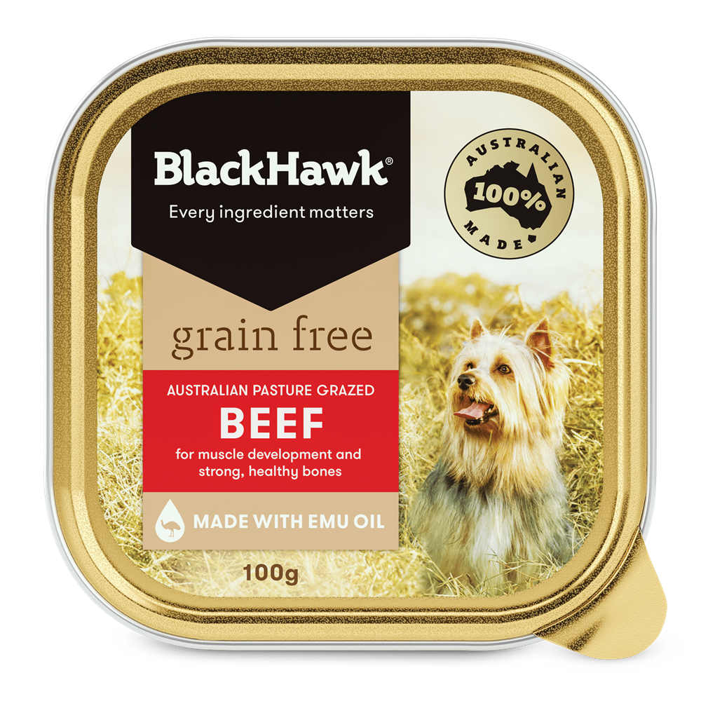 BLACK HAWK BEEF 100G CAN