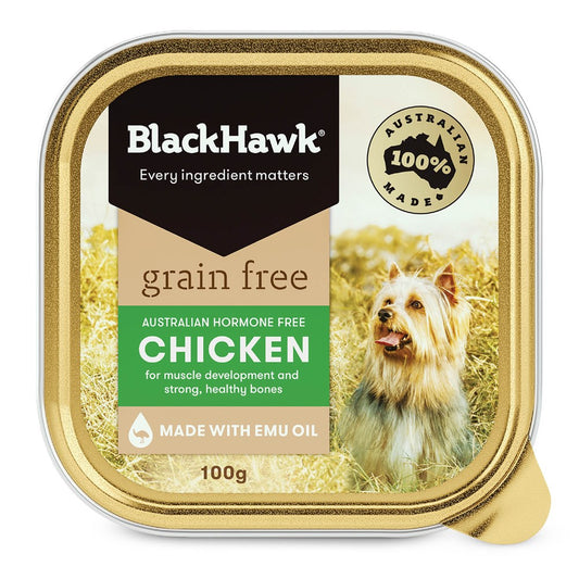 BLACK HAWK CHICKEN 100G CAN