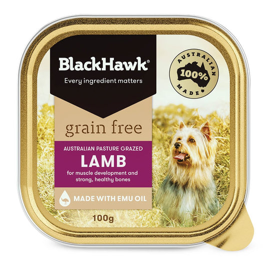 BLACK HAWK LAMB 100G CAN