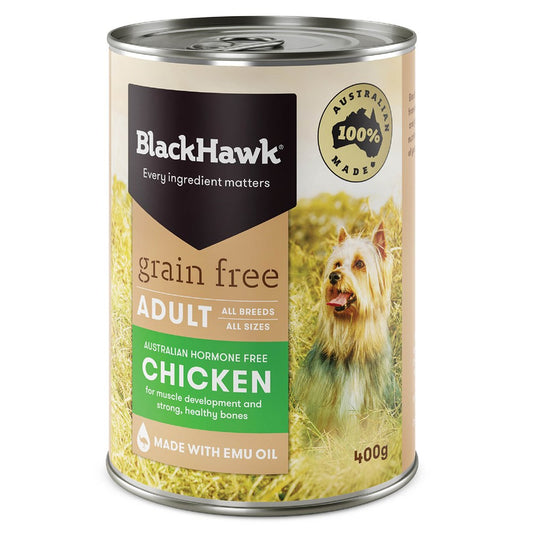 BLACK HAWK CHICKEN 400G CAN