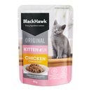 BLACK HAWK KITTEN CHICKEN GRAVY 85G 12PACK