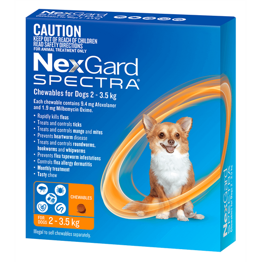 NEXGARD SPECTRA 2.0-3.5KG 3PK