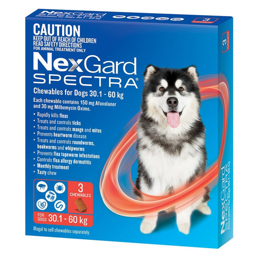 NEXGARD SPECTRA 30-60KG 3PK