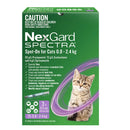 NEXGARD SPECTRA CAT SMALL 0.8 - 2.5KG 3PK
