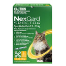 NEXGARD SPECTRA CAT LARGE 2.5 - 7.5KG 3PK