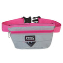DOOG TREAT & TRAINING POUCH GREY/PINK LARGE